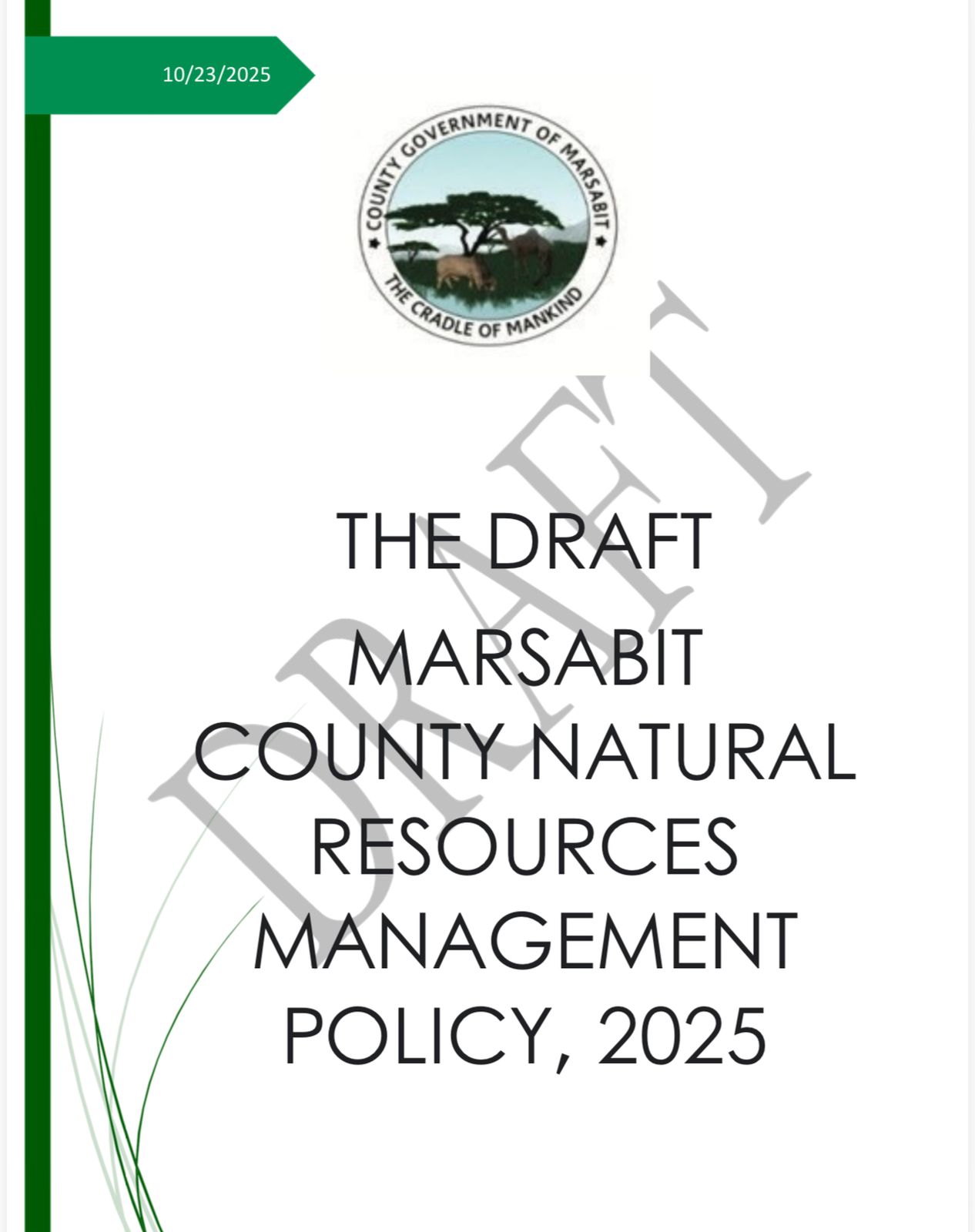 Draft 3 NRM Policy 23.10.2025