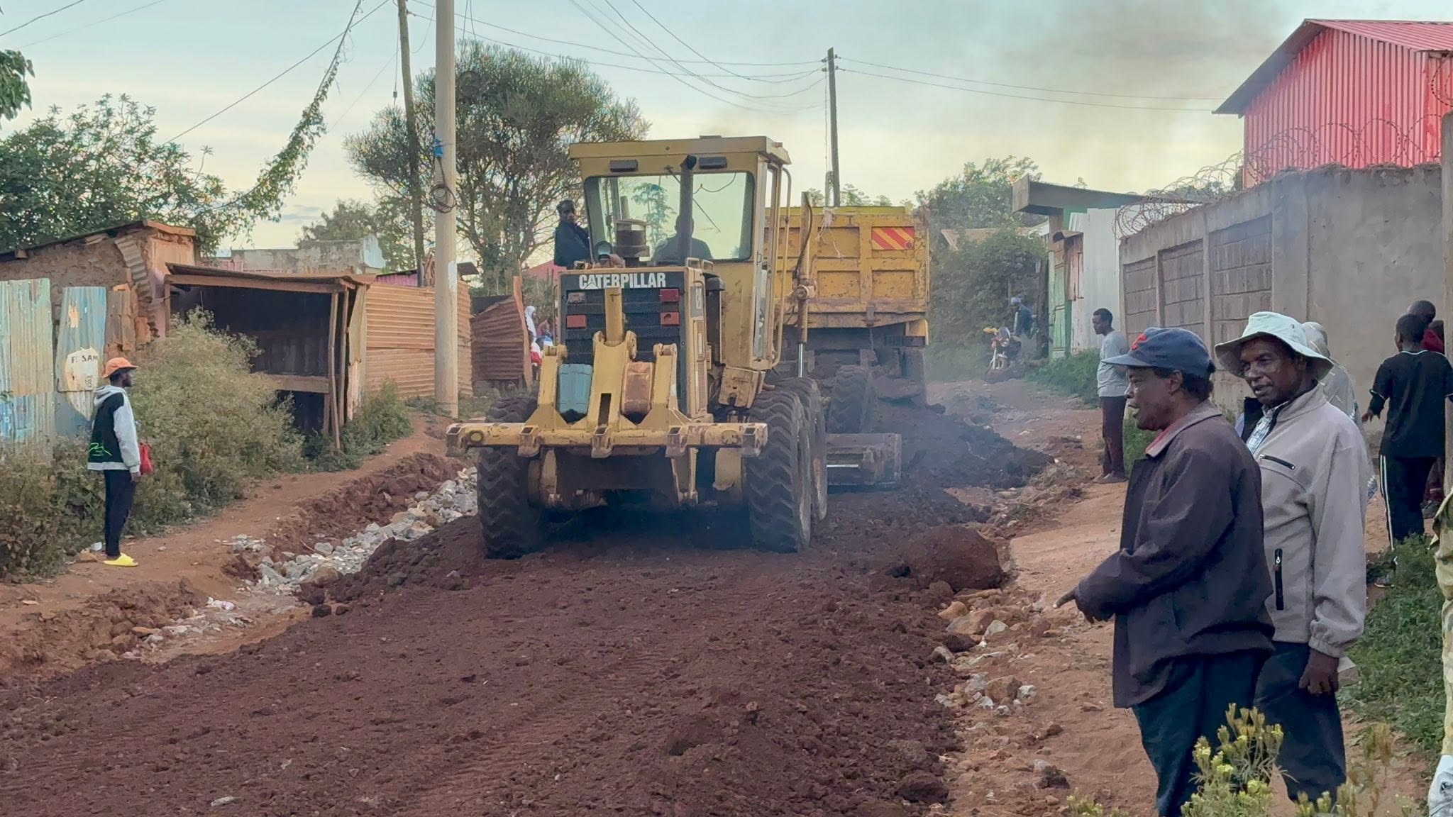 Marsabit county breathes new life into nyayo road after heavy rains.